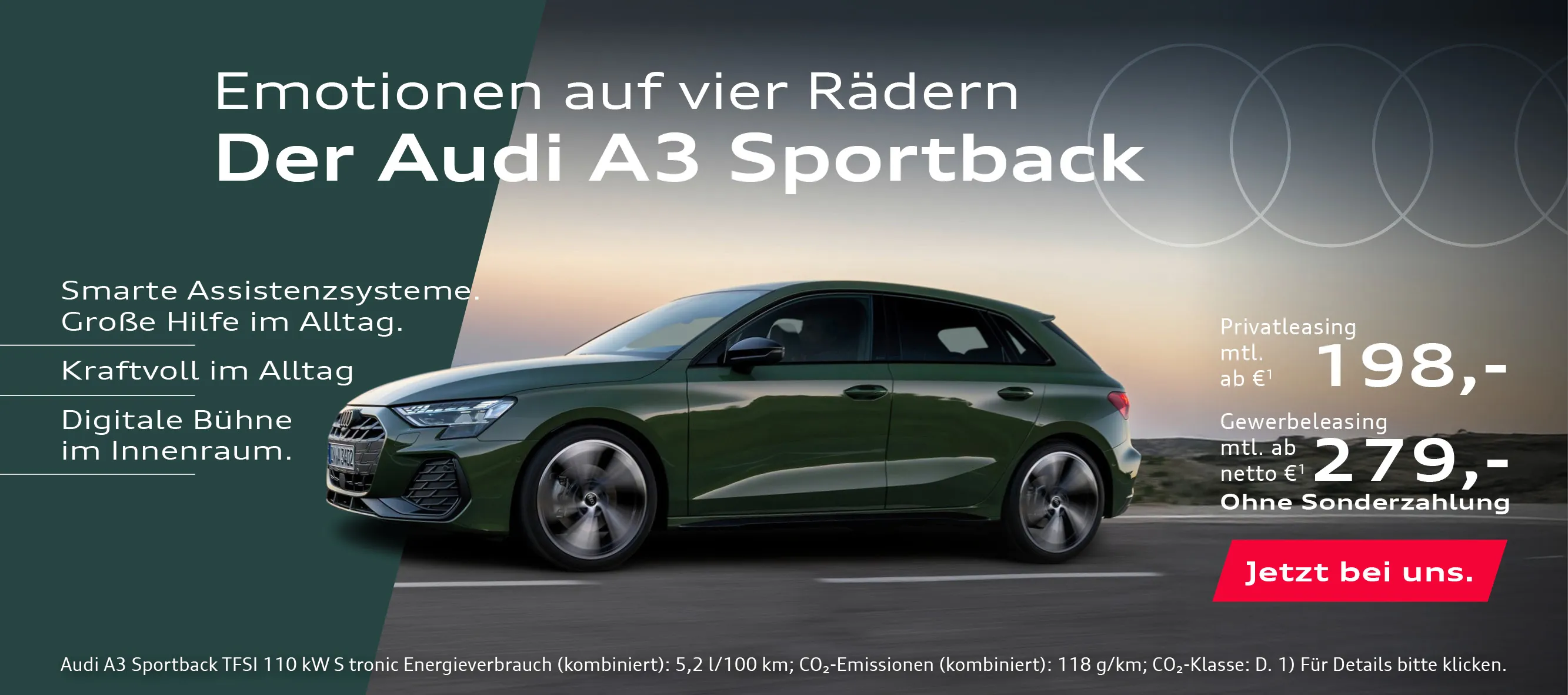 Audi A3 Sportback Sonderleasing