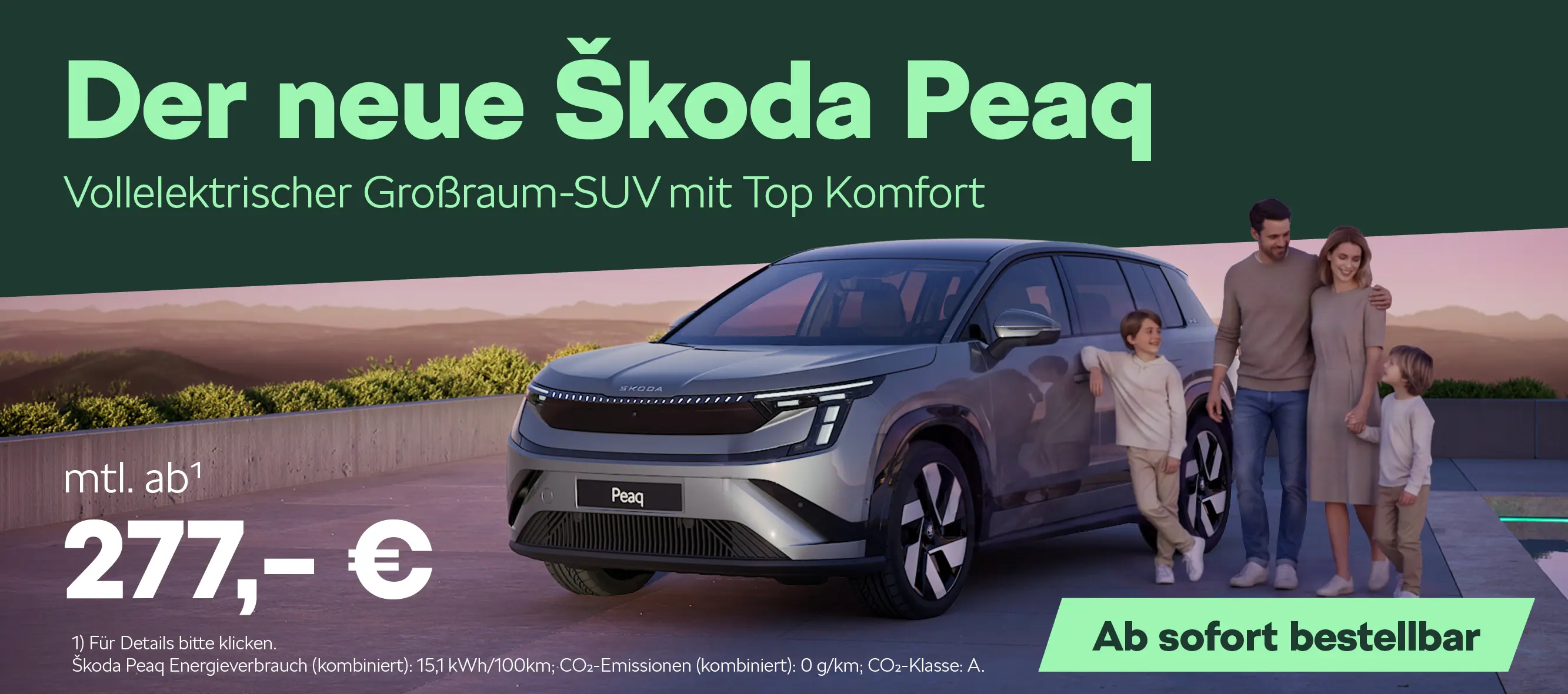 Online neuer Skoda Peaq