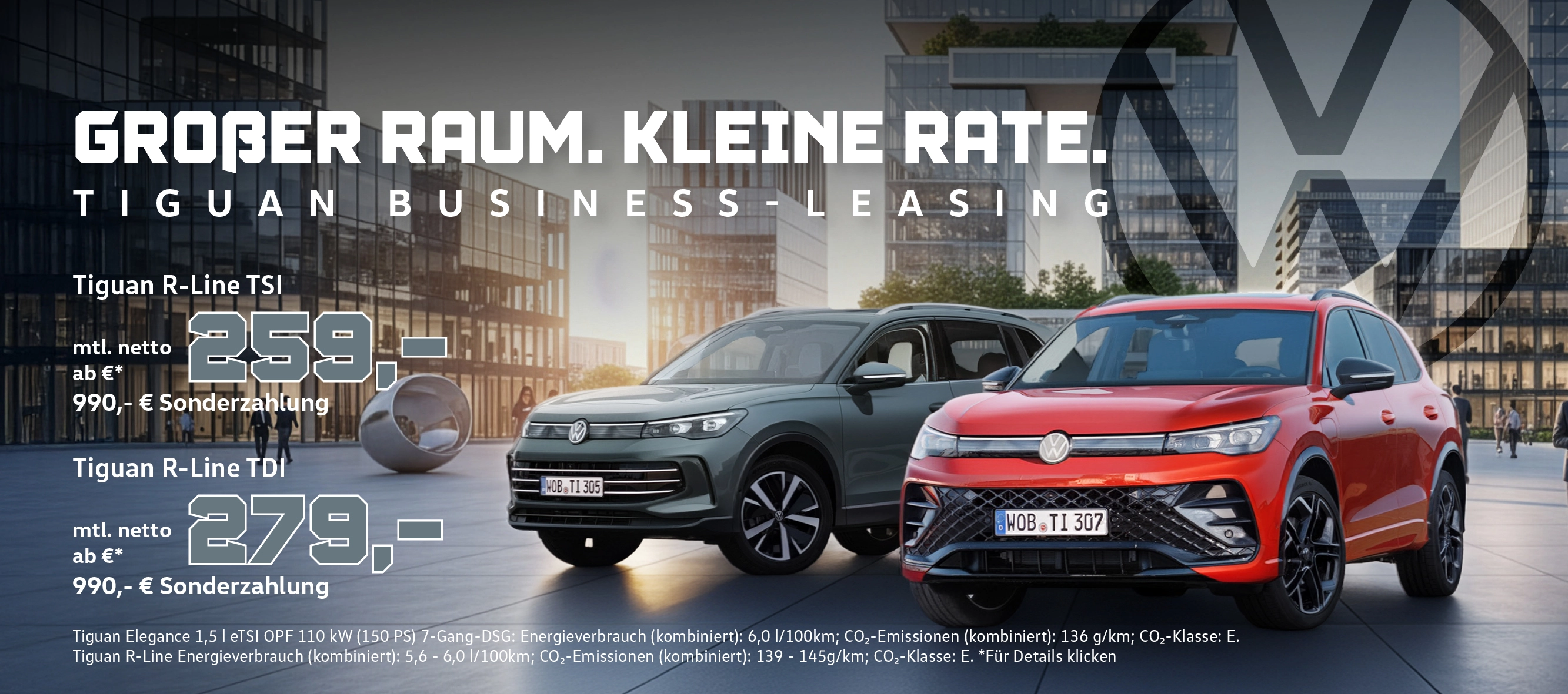 Tiguan Gewerbeleasing