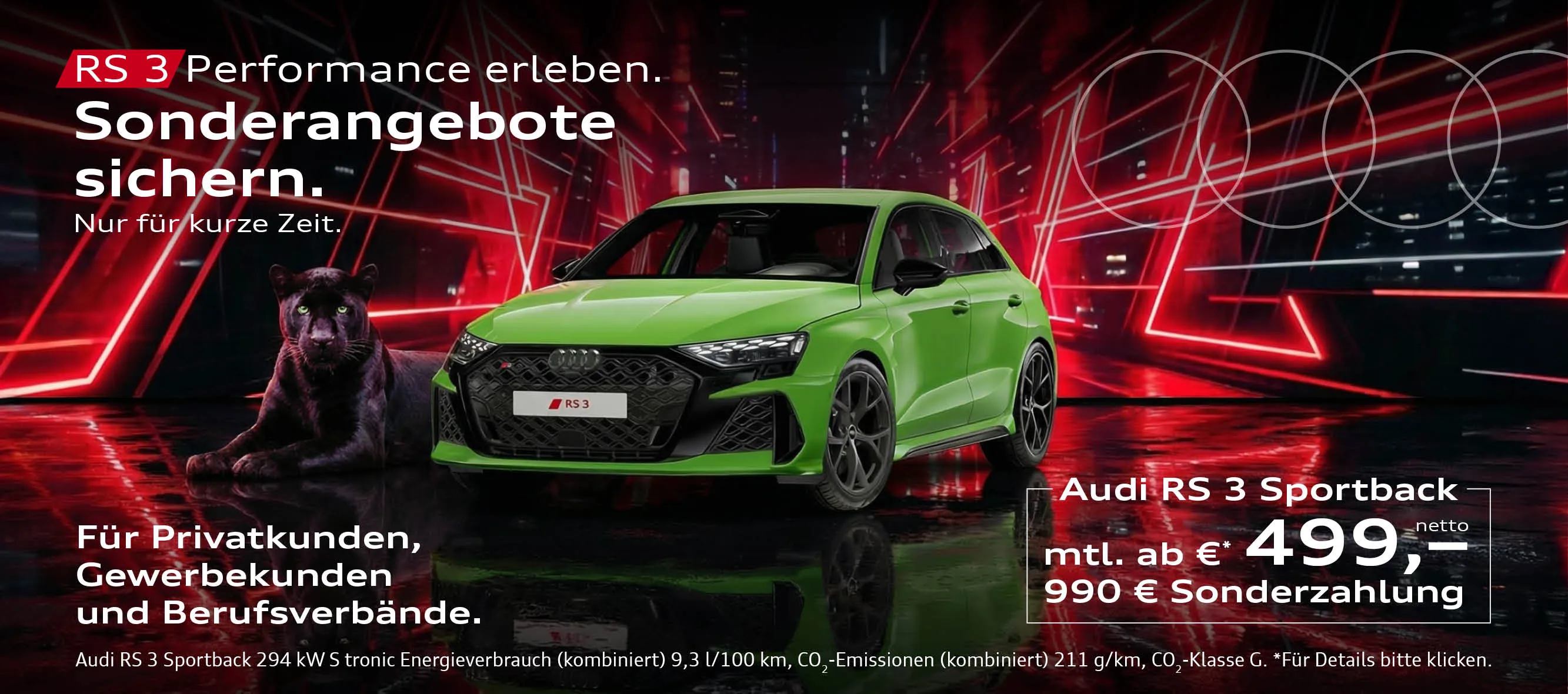 Slider Audi RS3