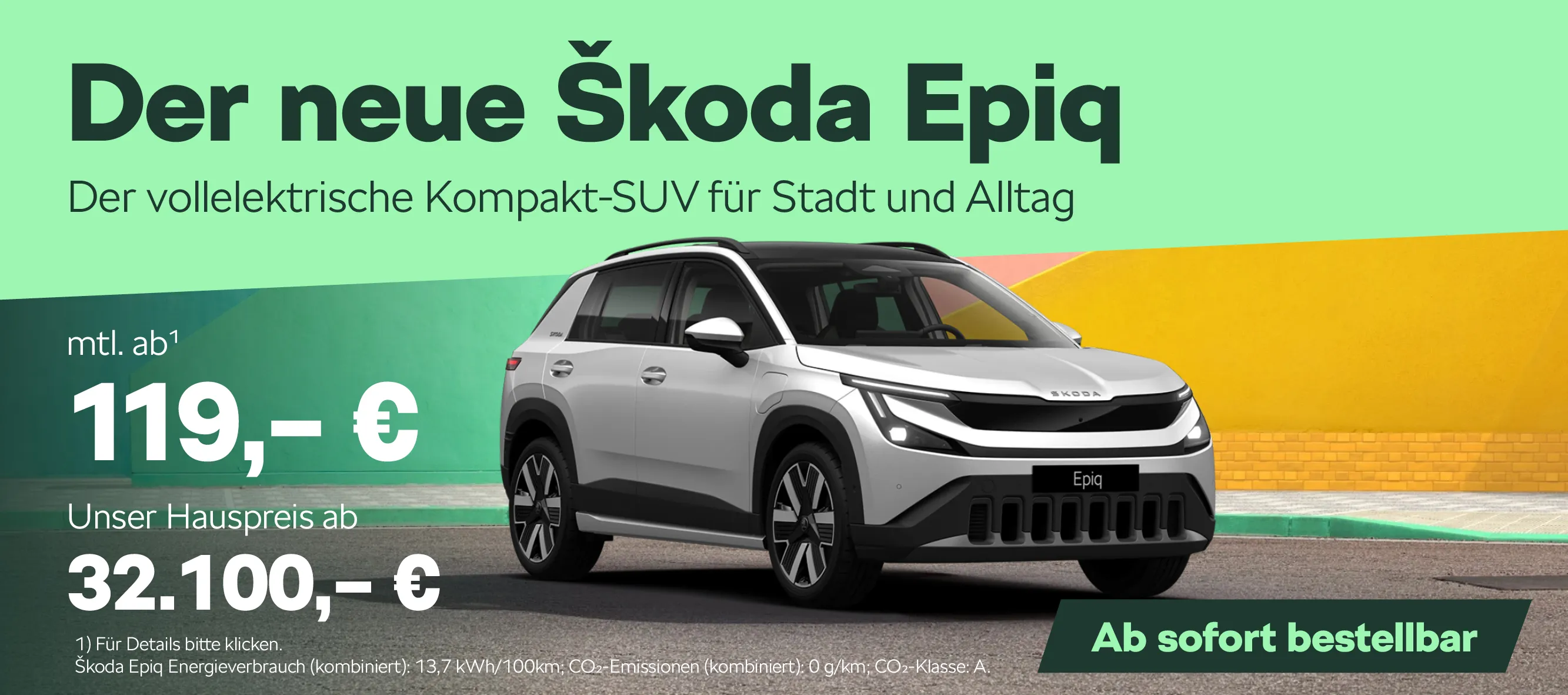 Skoda Epiq bestellbar