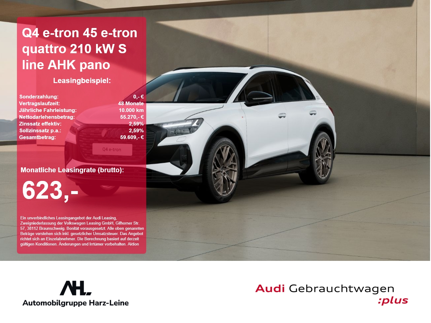 Q4 e-tron 45 e-tron quattro 210 kW S line AHK pano
