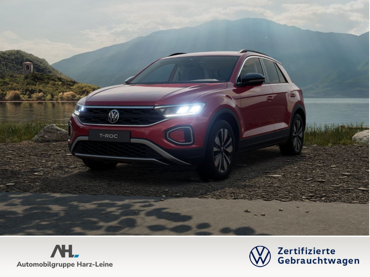 T-Roc GOAL TSI DSG+ALU 17+AHK+STANDHEIZUNG+KEYLESS+TRAVEL ASSIST+NAVI+LED+APP