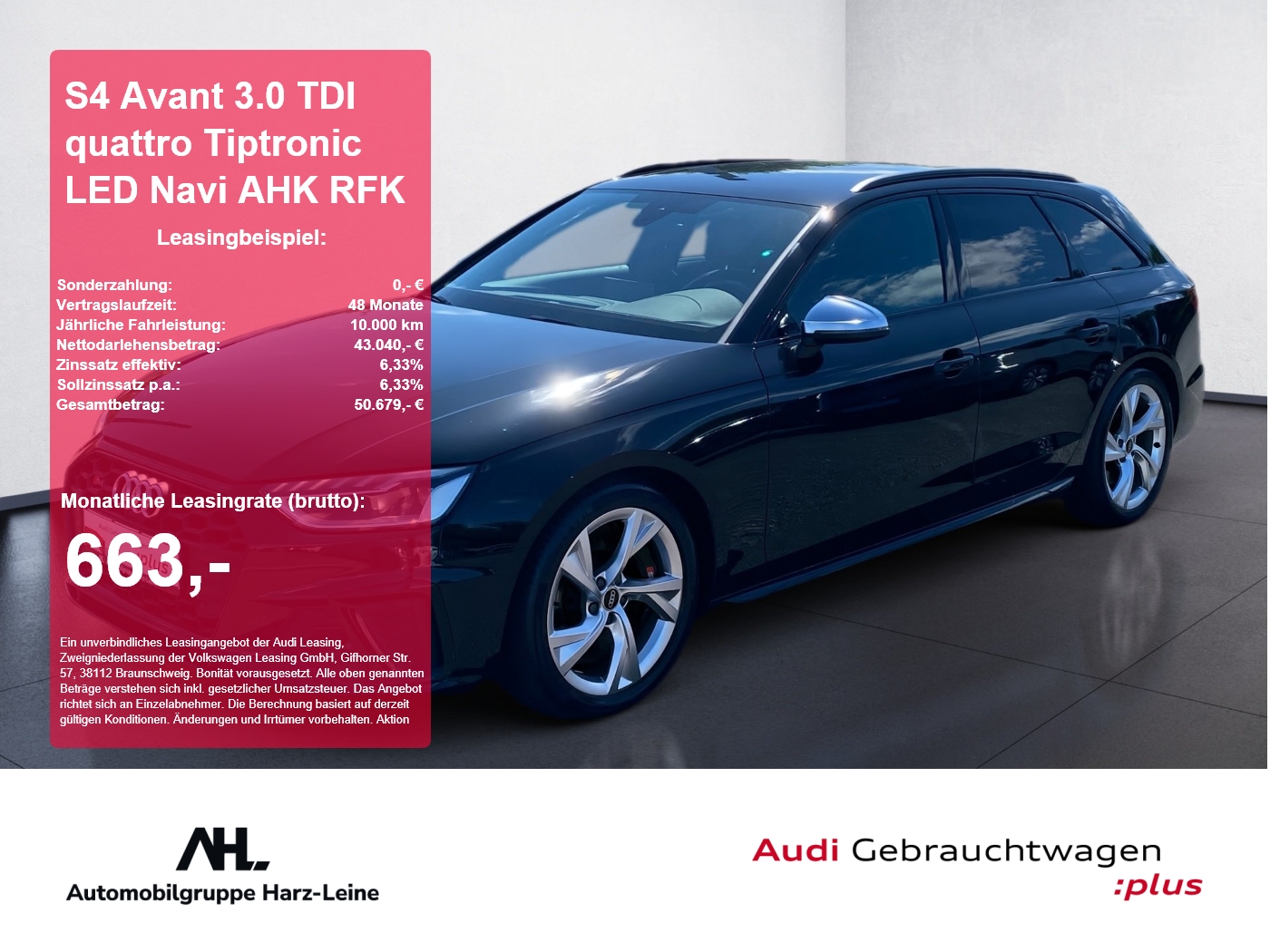 S4 Avant 3.0 TDI quattro Tiptronic LED Navi AHK RFK