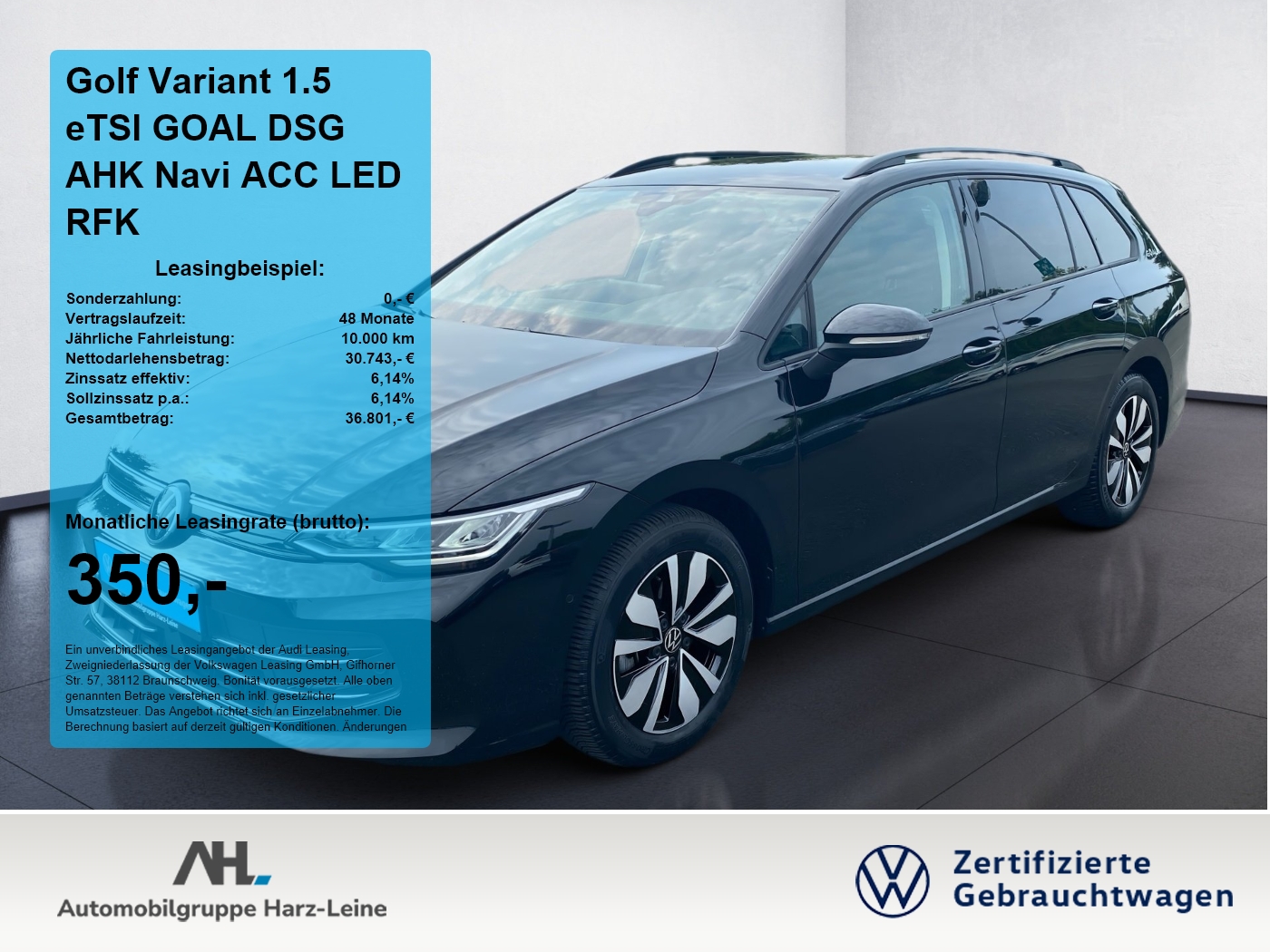 Golf Variant 1.5 eTSI GOAL DSG AHK Navi ACC LED RFK