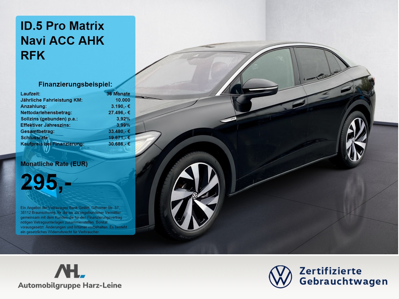 ID.5 Pro Matrix Navi ACC AHK RFK 2xKlima ACC AHK