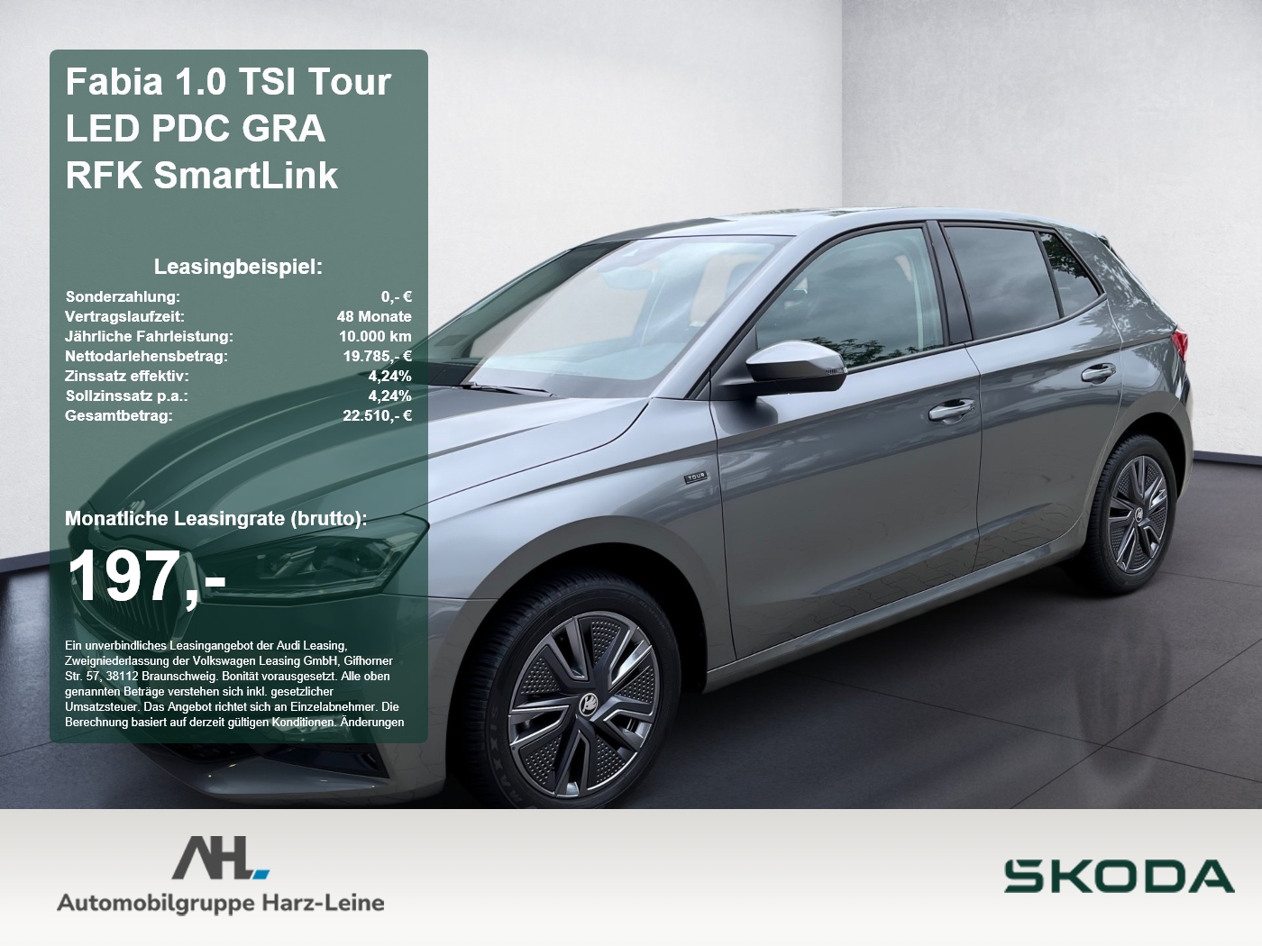 Fabia 1.0 TSI Tour LED PDC GRA RFK SmartLink LED