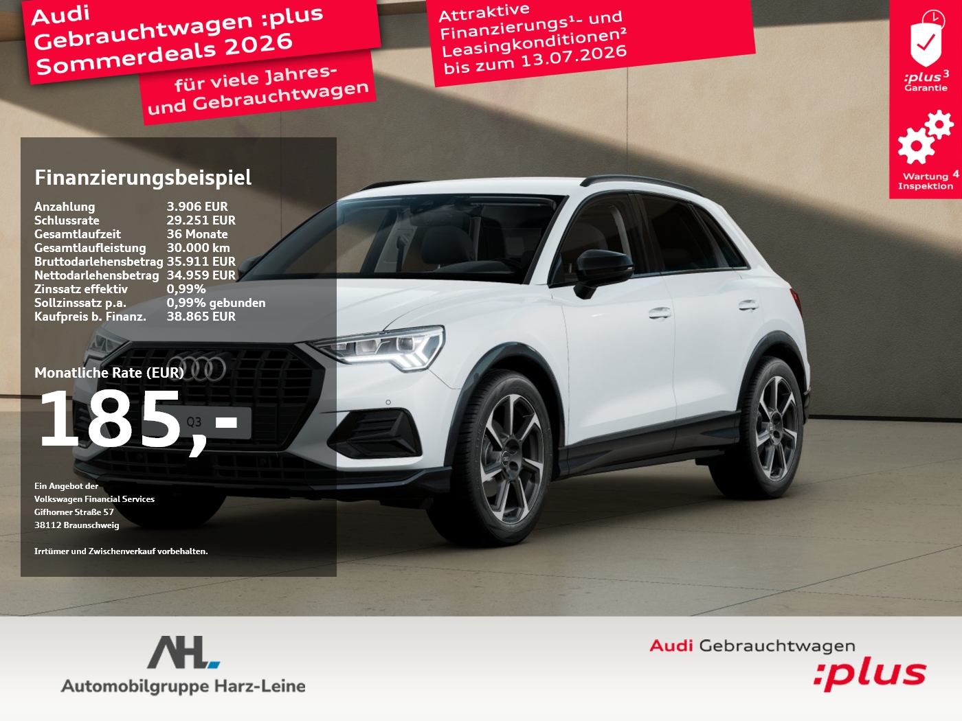 Q3 35 TFSI advanced S-tronic AHK Navi LED ACC LM