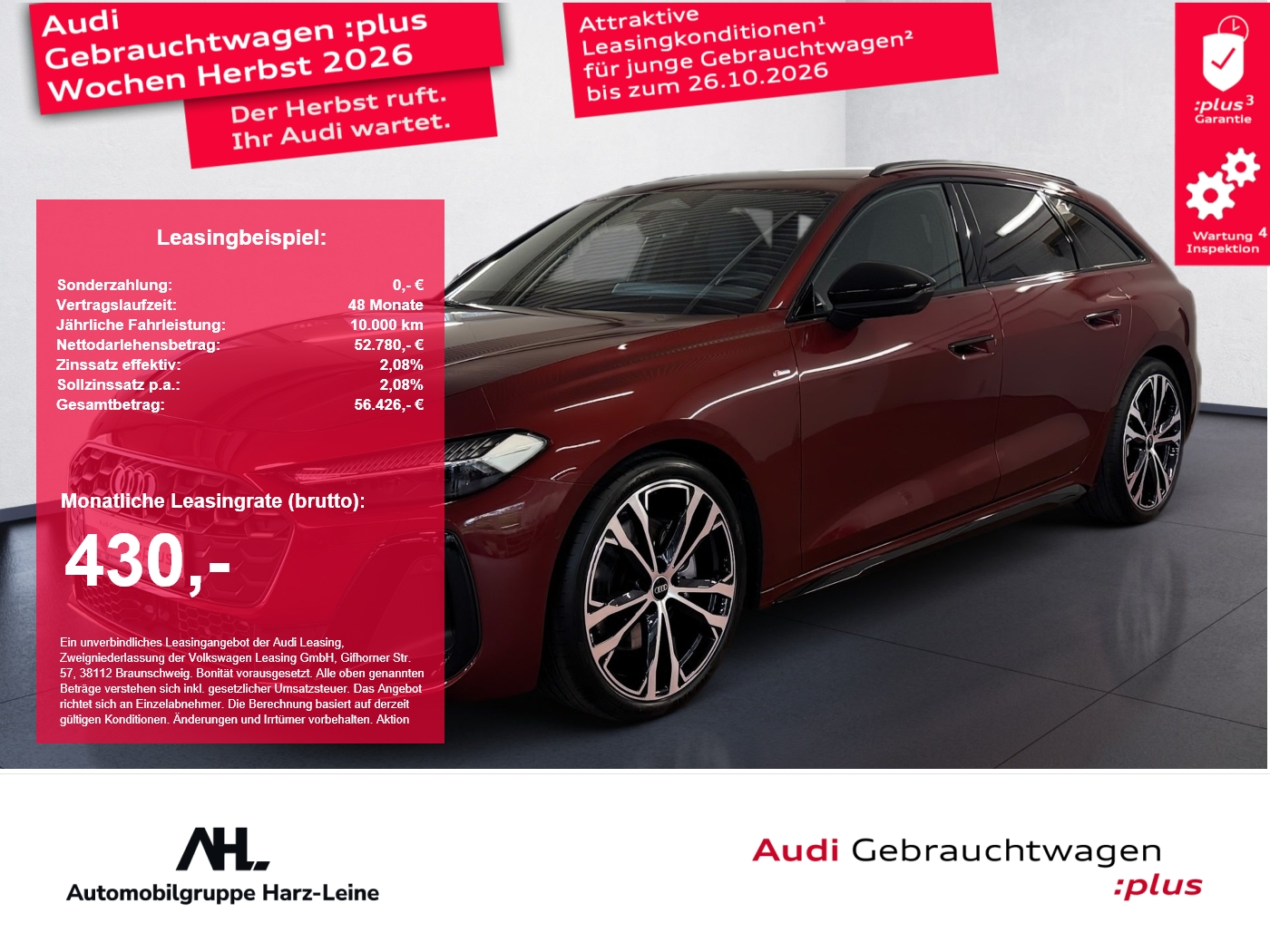 A5 Avant TDI S line quattro S-tronic Matrix Navi ACC 360°
