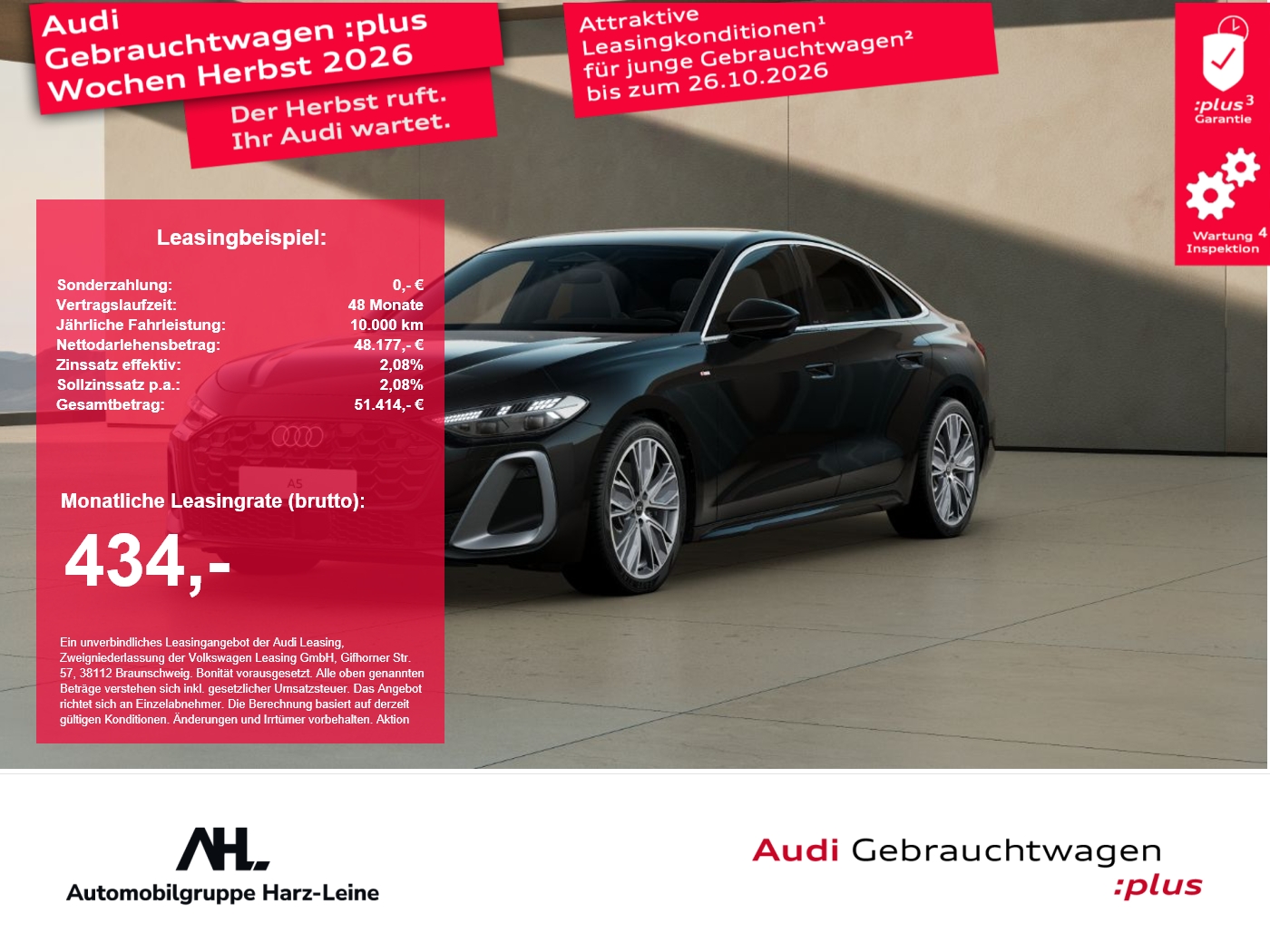 A5 Limousine TDI S line quattro S-tronic Matrix Navi ACC 360° BF-Display