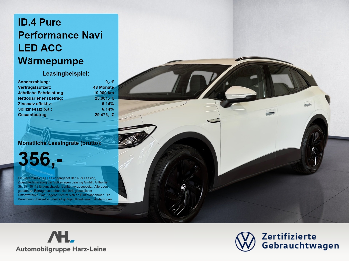 ID.4 Pure Performance Navi LED ACC Wärmepumpe