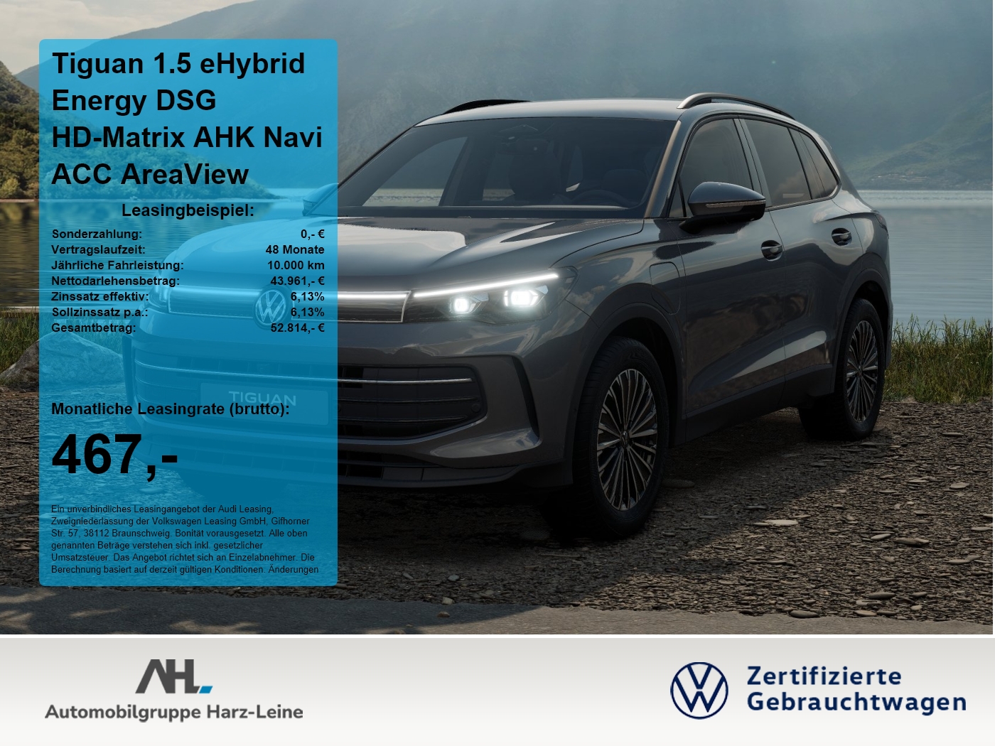 Tiguan 1.5 eHybrid Energy DSG HD-Matrix AHK Navi ACC AreaView