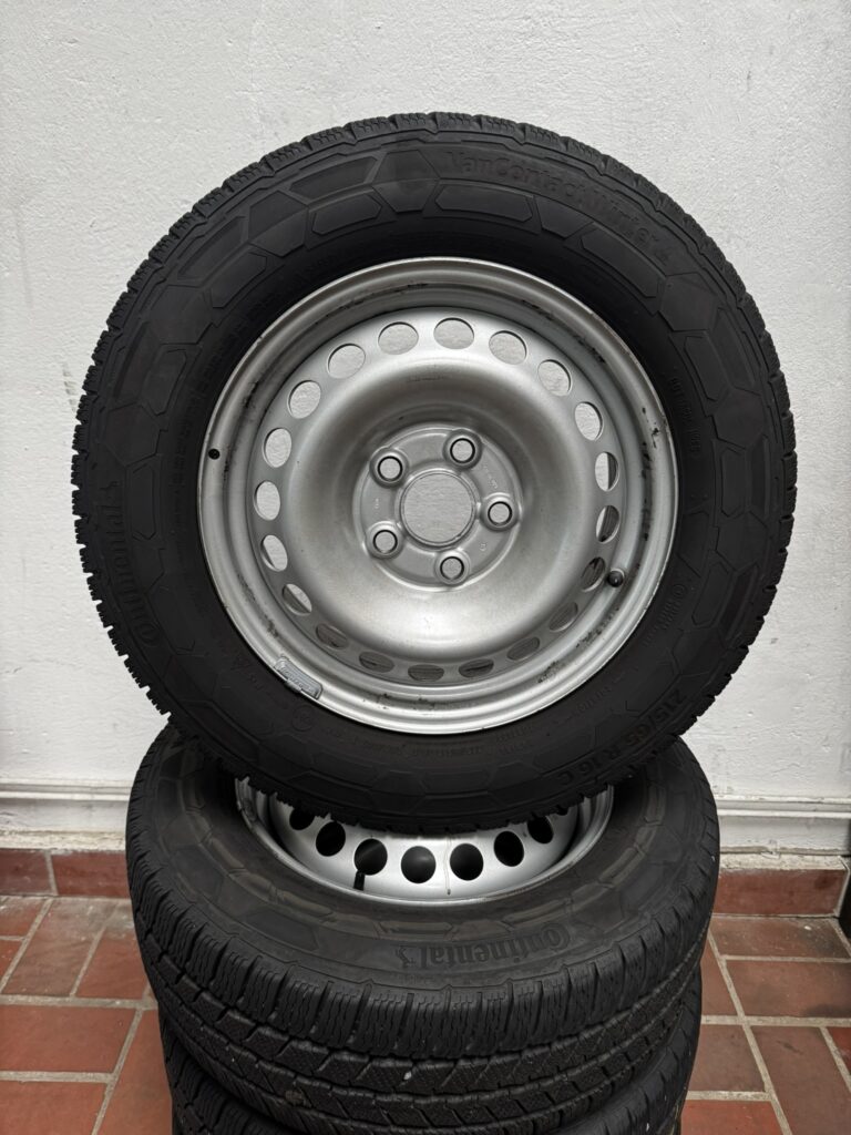 VW Transporter Winterkomplettradsatz 16 Zoll Stahl