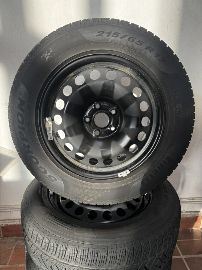 VW Tiguan/Skoda Kodiaq Winterkomplettradsatz 17 Zoll Stahl